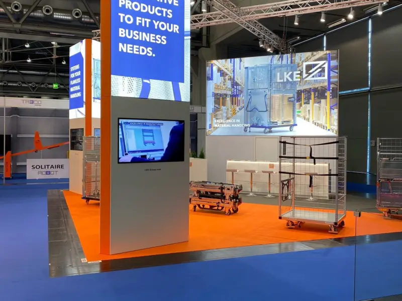 Stand LKE au salon Parcel+Post Expo 2022